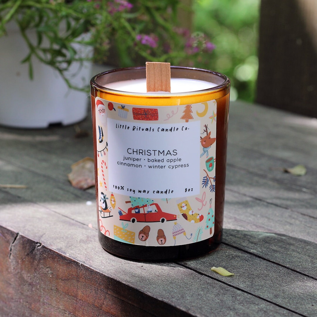 Christmas Candle | 8oz Soy | Little Rituals Candle Co. - Etsy