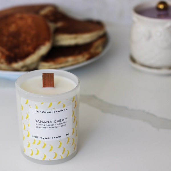 Banana Cream Candle | 8oz Soy | Little Rituals Candle Co.