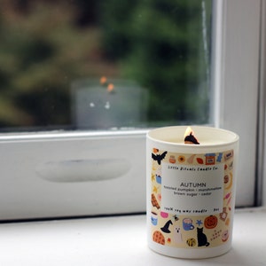 Autumn Candle 8oz Soy Little Rituals Candle Co. image 1