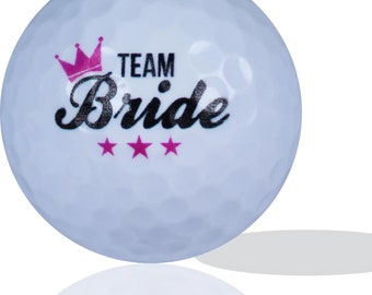 Team Bride Golf Balls - Bridesmaid Wedding Gift