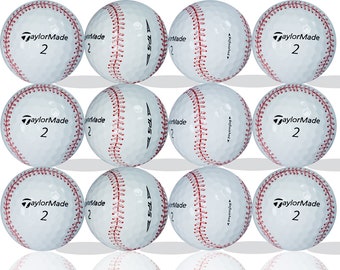 Baseball TaylorMade TP5 Certified Refinished Playable Golf Balls