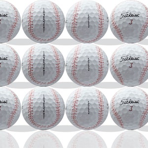 Baseball Titleist ProV1X Certified Refinished Golf Balls- Gift for Golfer | Golf Gifts | Father&#39;s Day | Gifts for Dad
