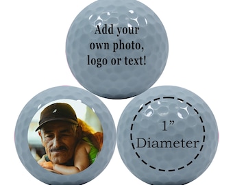Pelotas de golf con foto personalizadas: regalos de golf personalizados