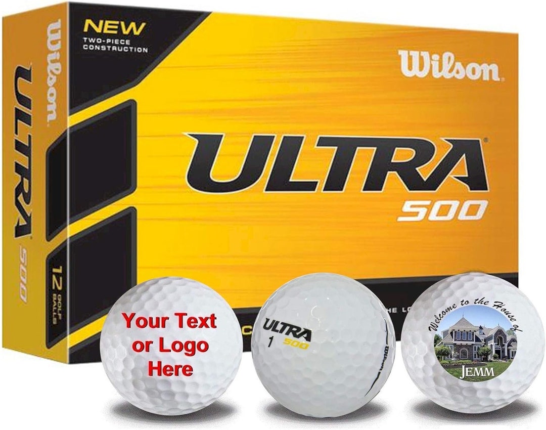 Custom Wilson Ultra Golf Balls Personalized Golf Balls Logo Golf Balls