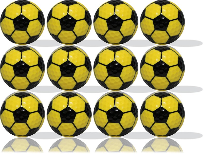 Soccer Golf Balls 12 Pack Choose From Multiple Colors Etsy