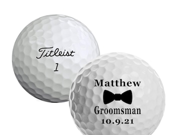 Groomsman Golf Balls - Certified Refinished - Titleist, Callaway, TaylorMade Top Brands