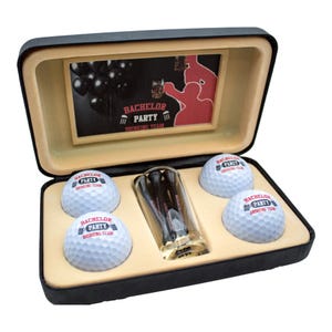 Bachelor Party Drinking Team Golf Ball Gift Box Set