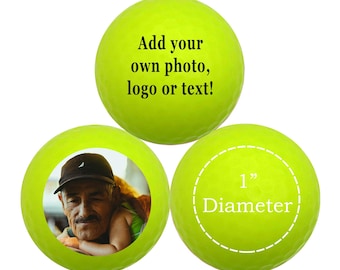 Pelotas de golf personalizadas: foto, logotipo o texto personalizados
