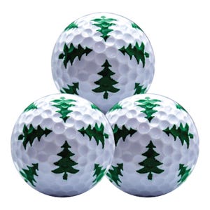 Christmas Tree Fullwrap Golf Balls- Gift for Dad | Gift for Mom | Christmas Gifts | Stocking Stuffers