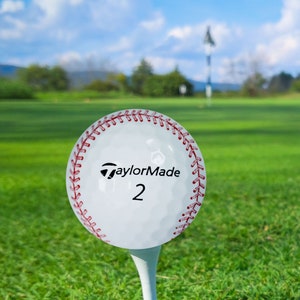 Baseball TaylorMade TP5 Certified Refinished Playable Golf Balls
