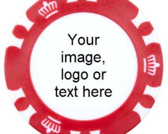 Personalized Magnetic Poker Chip Golf Ball Markers