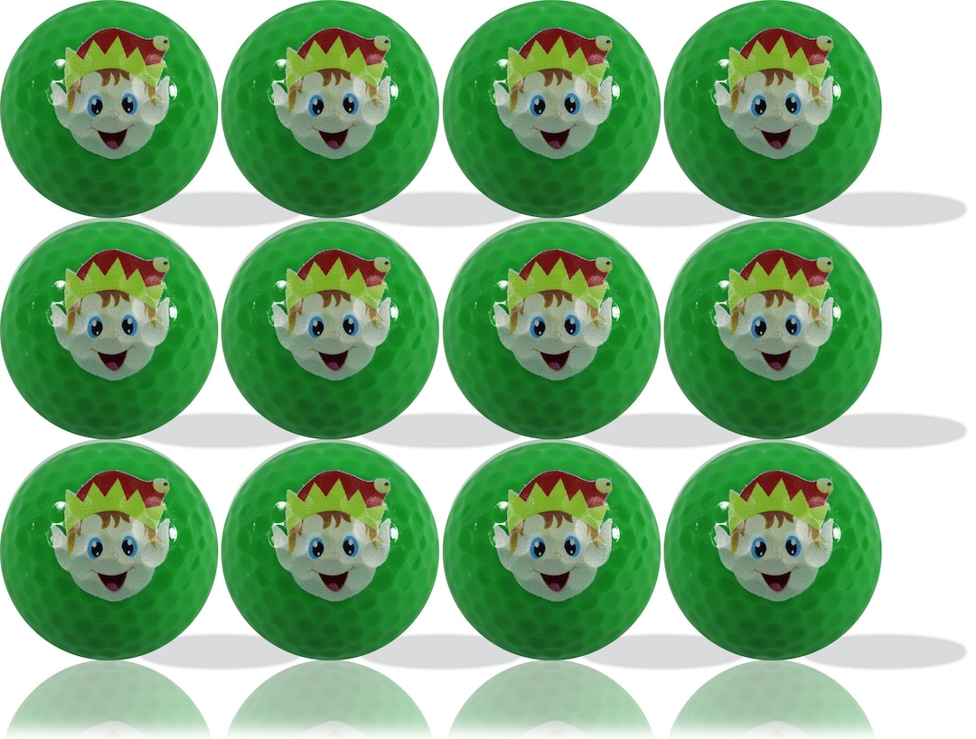 Christmas Elf Novelty Golf Balls Gift for Dad Gift for Mom Party Favors