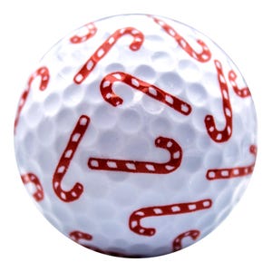 Candy Cane Christmas Golf Balls- Gift for Dad | Gift for Mom | Christmas Gift | Stocking Stuffers