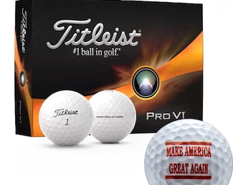 New Top Brands Trump - Make America Great Again Golf Balls - Red Imprint