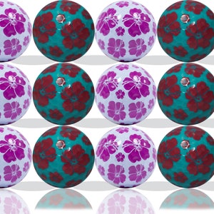 Golf Balls (Mixed Hibiscus)