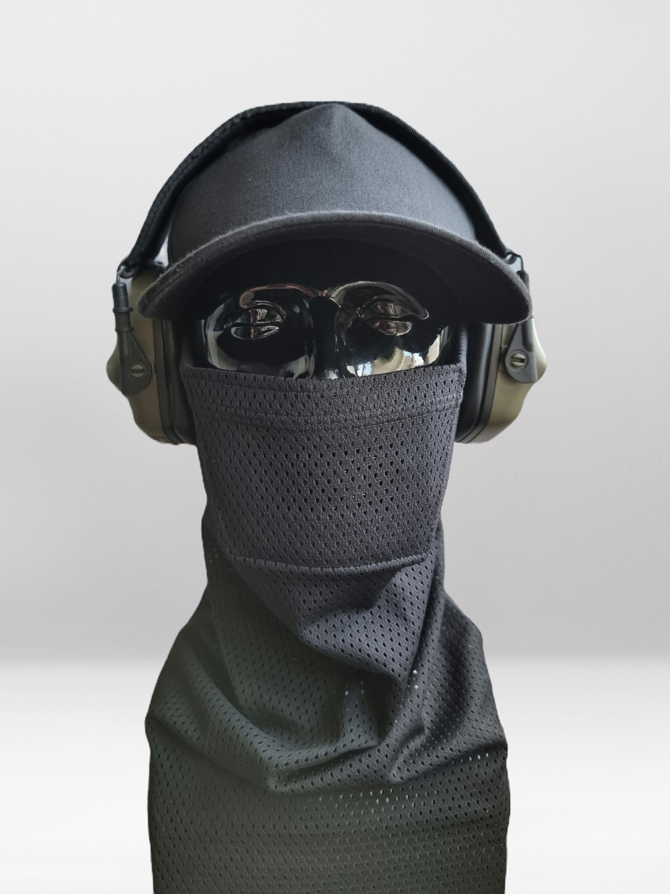 Casque Protection Tactique, Casque Airsoft à Protection Intégrale avec  Amovible Masque Anti-Brouillard Lunettes Équipement D’Airsoft Paintball  pour