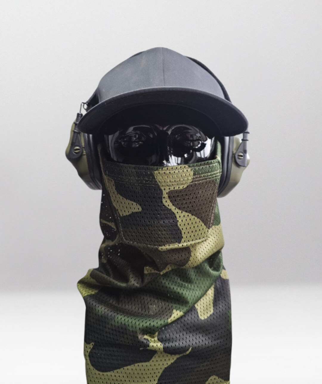 Dark Woodland Airsoft Face Protection Snood Etsy