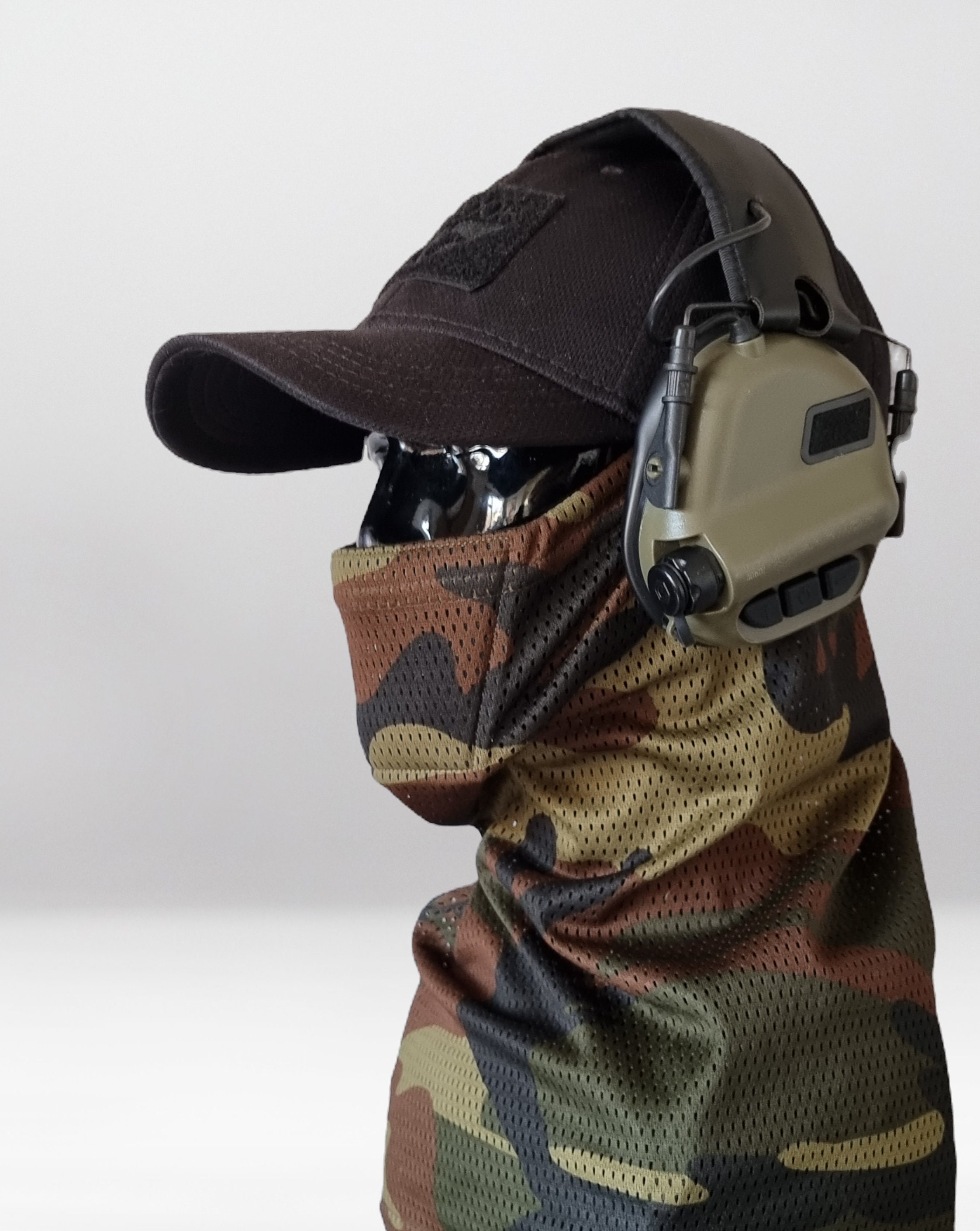 Dark Woodland Airsoft Face Protection Snood Etsy