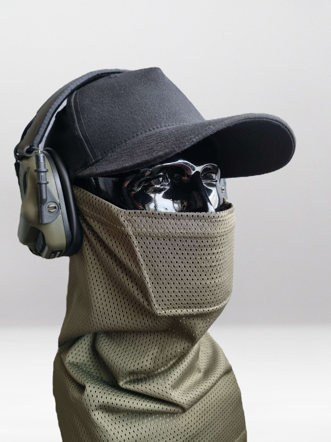 Adaptive Green Airsoft Face Protection Snood Etsy