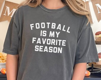 Football Season Comfort Colors T-Shirt: Spieltag-T-Shirt