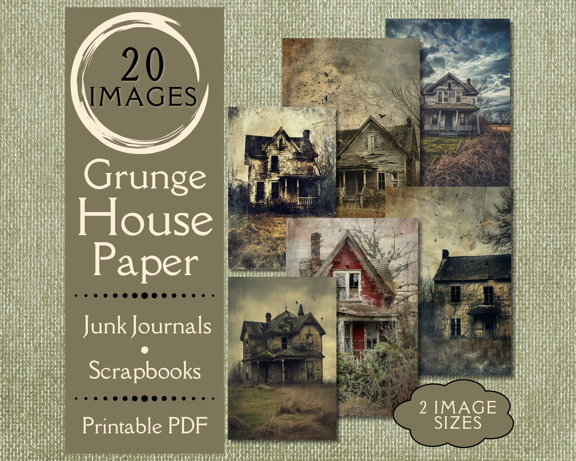 Vintage Grunge House Junk Journal Paper. Digital Paper of Decaying Old ...