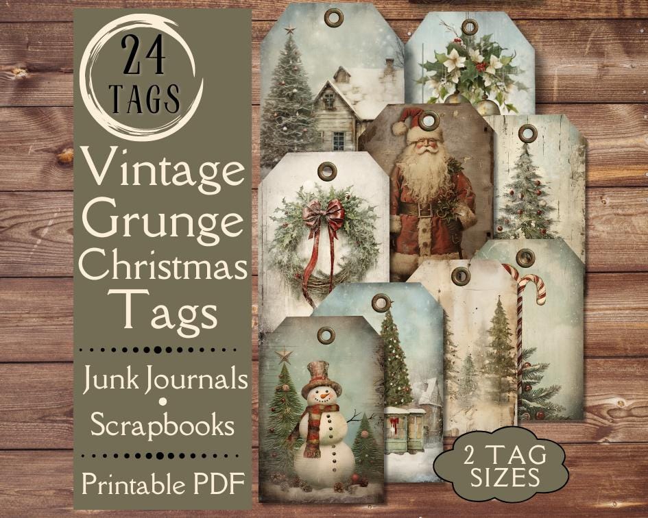 Grunge Christmas Printable