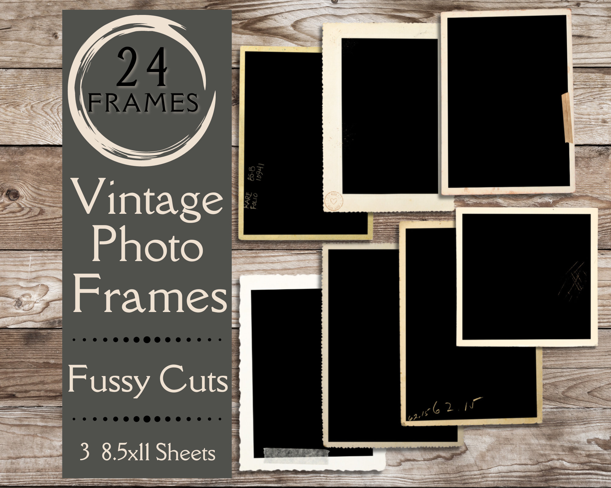 70s Wood Frame - Etsy