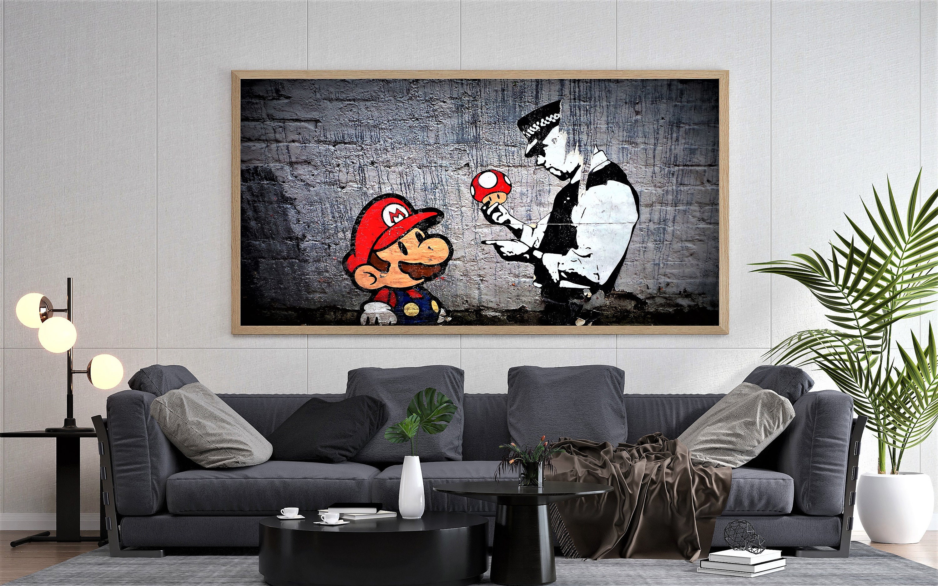 限定マット額装品/バンクシー/Cops Banksy cop - Etsy 日本