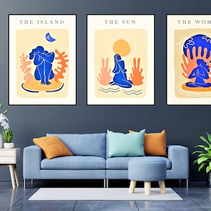 Matisse Print Set, Matisse Set, Matisse Poster Set, Matisse Poster, Matisse Printable, Three Piece Wall Art, Gallery Wall Set Of 3, Set of 3
