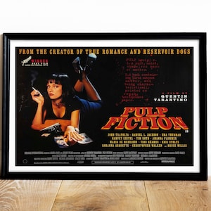 Pulp Fiction Poster, Pulp Fiction Wall Art, Film Poster, Pulp Fiction Artwork,Pulp Fiction Print,Pulp Fiction Movie Poster,Pulp Fiction Gift