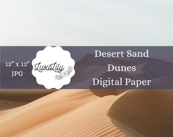 Desert Sand Dunes Digital Paper, Death Valley Photography, Sandy Dunes Background, California Desert, Downloadable Desert Art Print