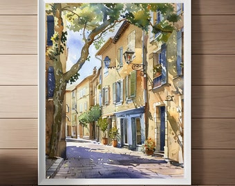 南フランスの絵画、エクスアンプロヴァンスのアートワーク、フランスの