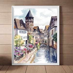 Straßburg Kunstdruck, Frankreich Stadtansicht Aquarell Malerei, Straßburg, Straßburg, Straßburg, Straßburg, Straßburg, Straßburg, Straßburg, Straßburg, Straßburg, Straßburg, Straß