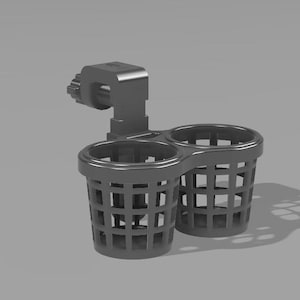 Fish tank plant pot holder (3d printable files, STL)