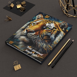 Siberian Tiger Journal - Custom 5.75x8 Matte Hardcover, 150 Lined Pages