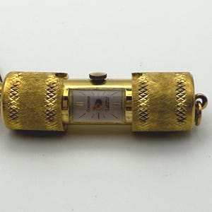 Vintage verguld horloge met hanger