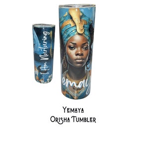 YEMAYA Orisha Skinny Tumbler 20oz