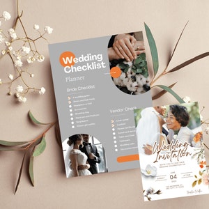 Minimalist Wedding Events Card Template, Modern Wedding Itinerary, 100% Editable Template, INSTANT Download, Details Card, Templett #TONY