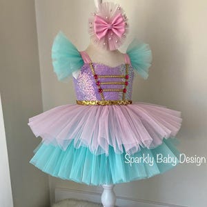 Birthday circus Outfit girl, Baby Girl Circus Costume, Ringmaster tutu dress, Carnival Party Costume, Pastel Baby dress, Circus dress