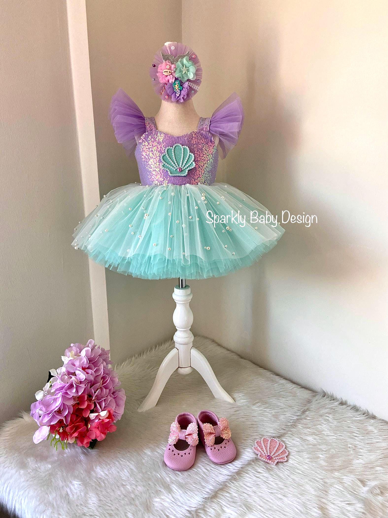 little mermaid birthday tutu dress Princess Dress, Little Mermaid Dress, Ariel Dress, 1st Birthday Dress, Tutu Dress, Girl Tulle Dress, Toddler Girl Dress, Ariel Costume