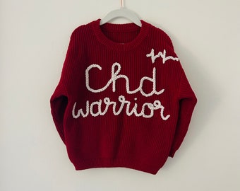 Customizable Heart Warrior Sweater