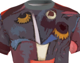 Paul Klee T-shirt abstracte kunst: herfstbloemontwerp