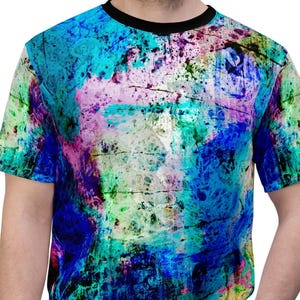 Colorful Abstract T-Shirt: Unisex Graphic Tee, Vibrant Design
