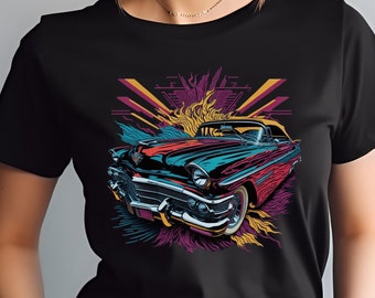 Cadillac Convertible T-Shirt: Classic Car Show Tee, Car Lover Gift