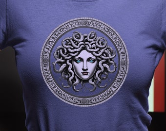 T-shirt Medusa: T-shirt met embleem uit de Griekse mythologie