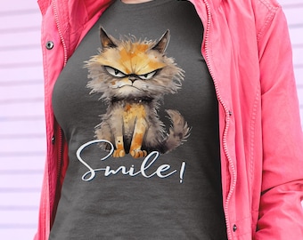 Funny Grumpy Cat Shirt: Cat Lover Tee
