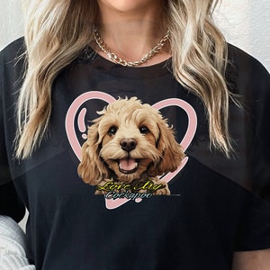 Love My Cockapoo Tee: Dog Lovers Cotton T-Shirt