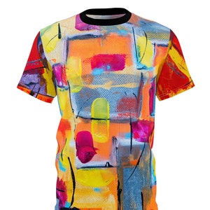 Colorful Abstract Art T-Shirt: Unisex Graphic Tee