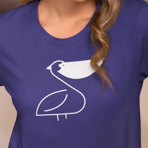 Cute Pelican Graphic Unisex Tee
