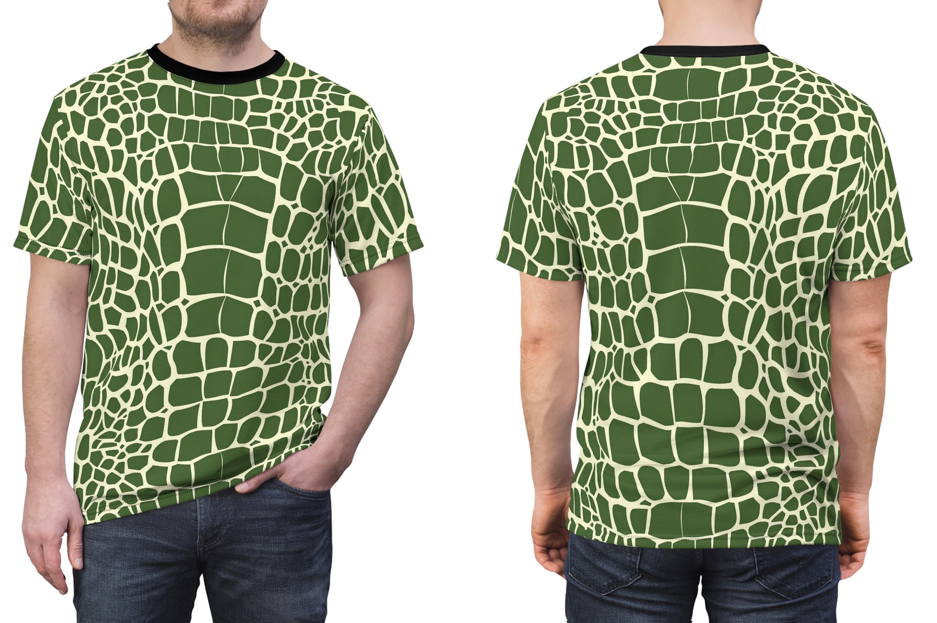 Crocodile Skin Print Tee: Limited Edition Designer T-shirt - Etsy